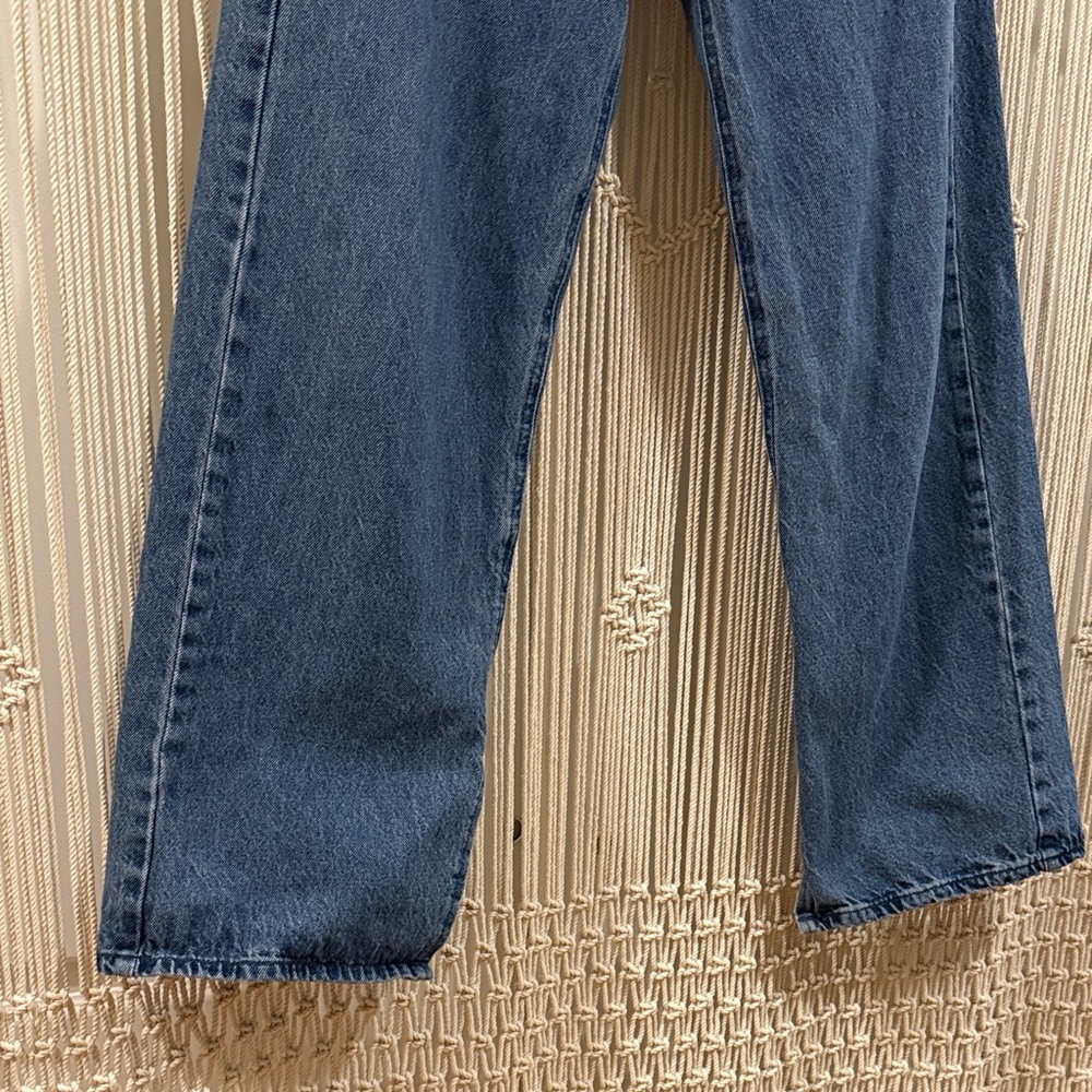 Afends Bella Denim Wide Leg Baggy Jeans in Authentic Blue - Picture 10 of 14